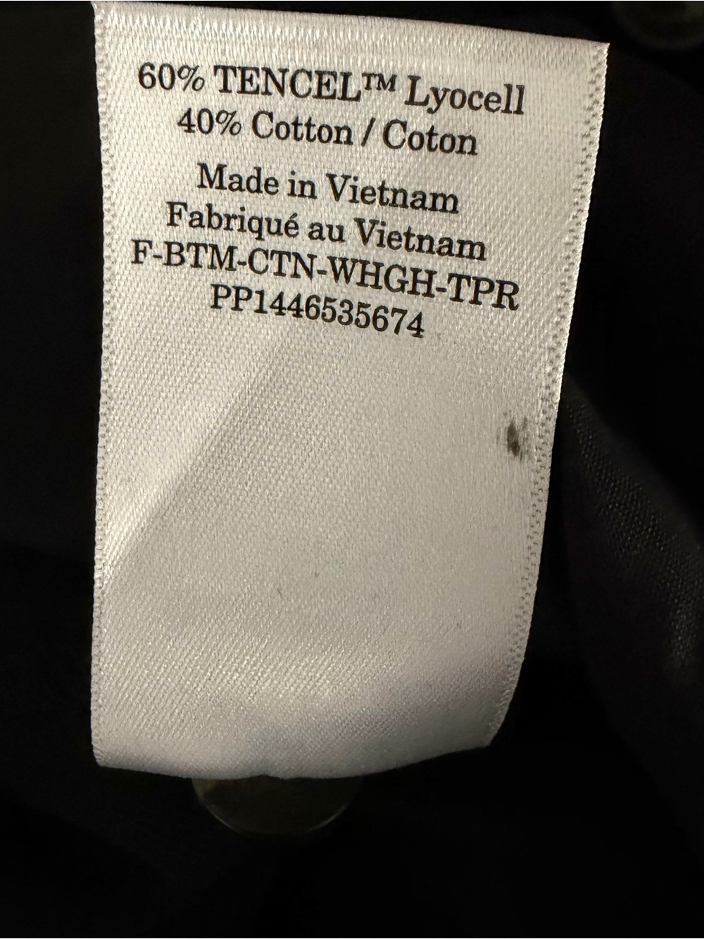 Everlane The Tencel Way-High Taper Pant in black Size 10 - Picture 7 of 9
